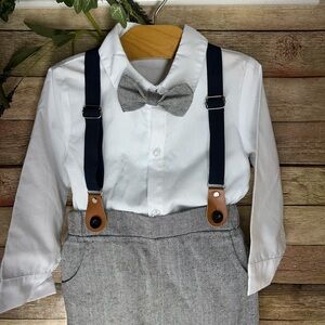 Toddler Boy Easter Gentleman Outfit Pant Set Size 2-3